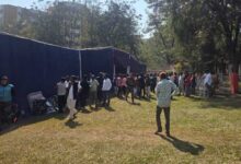 आर्सेलर मित्तल की क्षमता विस्तार की लोक सुनवाई किरंदुल में कड़ी सुरक्षा के बीच हुई शुरू आर्सेलर मित्तल की क्षमता विस्तार की लोक सुनवाई किरंदुल में कड़ी सुरक्षा के बीच हुई शुरू