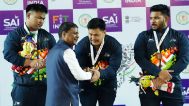 वेटलिफ्टिंग स्पर्धा में अरुणाचल पुरुष और असम महिला वर्ग में ओवरऑल चैम्पियन, छत्तीसगढ़ के रिशिका ने रजत और लकी ने जीता कांस्य वेटलिफ्टिंग स्पर्धा में अरुणाचल पुरुष और असम महिला वर्ग में ओवरऑल चैम्पियन, छत्तीसगढ़ के रिशिका ने रजत और लकी ने जीता कांस्य