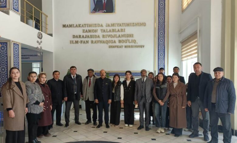 उज्बेकिस्तान के विद्यार्थी कृषि शिक्षा एवं अनुसंधान के लिए छत्तीसगढ़ आएंगे उज्बेकिस्तान के विद्यार्थी कृषि शिक्षा एवं अनुसंधान के लिए छत्तीसगढ़ आएंगे