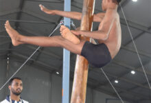 गांधी स्टेडियम अंबिकापुर में मल्लखंभ का भव्य शुभारंभ गांधी स्टेडियम अंबिकापुर में मल्लखंभ का भव्य शुभारंभ