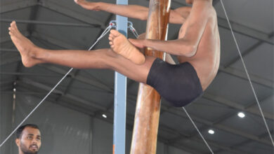 गांधी स्टेडियम अंबिकापुर में मल्लखंभ का भव्य शुभारंभ गांधी स्टेडियम अंबिकापुर में मल्लखंभ का भव्य शुभारंभ