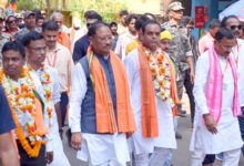 15 साल की ममता बनर्जी की सरकार में केवल हुए अत्याचार – सीएम साय, चार प्रत्याशियों के नामांकन रैली में हुए शामिल 15 साल की ममता बनर्जी की सरकार में केवल हुए अत्याचार – सीएम साय, चार प्रत्याशियों के नामांकन रैली में हुए शामिल