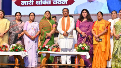 नारी शक्ति महासम्मेलन सम्पन्न में सीएम साय बोले नरेंद्र मोदी ने 12 वर्षों में महिलाओं का सम्मान बढ़ाने का किया है काम नारी शक्ति महासम्मेलन सम्पन्न में सीएम साय बोले नरेंद्र मोदी ने 12 वर्षों में महिलाओं का सम्मान बढ़ाने का किया है काम