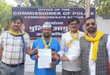 рд░рд╛рдпрдкреБрд░ рдХреА рдЯреНрд░реИрдлрд┐рдХ рд╕рдорд╕реНрдпрд╛рдУрдВ рдХреЛ рд▓реЗрдХрд░ рдЖрдо рдЖрджрдореА рдкрд╛рд░реНрдЯреА рдиреЗ рдХрдорд┐рд╢реНрдирд░ рд╕рдВрдЬреАрд╡ рд╢реБрдХреНрд▓рд╛ рдХреЛ рд╕реМрдВрдкрд╛ рдЬреНрдЮрд╛рдкрди рд░рд╛рдпрдкреБрд░ рдХреА рдЯреНрд░реИрдлрд┐рдХ рд╕рдорд╕реНрдпрд╛рдУрдВ рдХреЛ рд▓реЗрдХрд░ рдЖрдо рдЖрджрдореА рдкрд╛рд░реНрдЯреА рдиреЗ рдХрдорд┐рд╢реНрдирд░ рд╕рдВрдЬреАрд╡ рд╢реБрдХреНрд▓рд╛ рдХреЛ рд╕реМрдВрдкрд╛ рдЬреНрдЮрд╛рдкрди