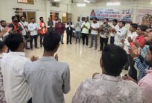 भाजपा प्रदेशाध्यक्ष किरण देव के शीघ्र स्वास्थ्य लाभ के लिए भाजयुमो ने किया हनुमान चालीसा का पाठ भाजपा प्रदेशाध्यक्ष किरण देव के शीघ्र स्वास्थ्य लाभ के लिए भाजयुमो ने किया हनुमान चालीसा का पाठ